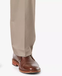 Dockers Men's Signature Lux Cotton Classic Fit Pleated Creased Stretch Khaki Pants -Vince Camuto Sale 10520128 fpx