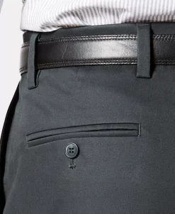 Dockers Men's Signature Lux Cotton Classic Fit Pleated Creased Stretch Khaki Pants -Vince Camuto Sale 11708387 fpx