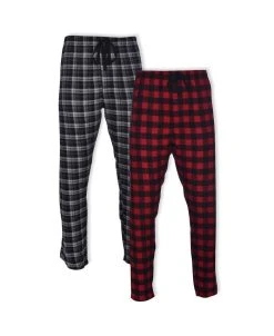 Hanes Platinum Men's Big And Tall Flannel Sleep Pant, 2 Pack