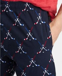 Nautica Men's Printed Cotton Pajama Shorts -Vince Camuto Sale 13344147 fpx