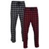 Hanes Platinum Men's Big And Tall Flannel Sleep Pant, 2 Pack