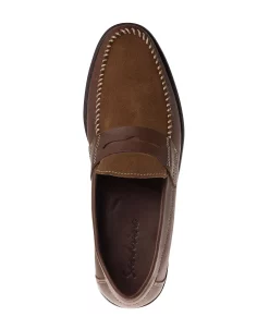 Sandro Moscoloni Whip Stitch Moc Toe Penny Strap Slip-On -Vince Camuto Sale 15108685 fpx