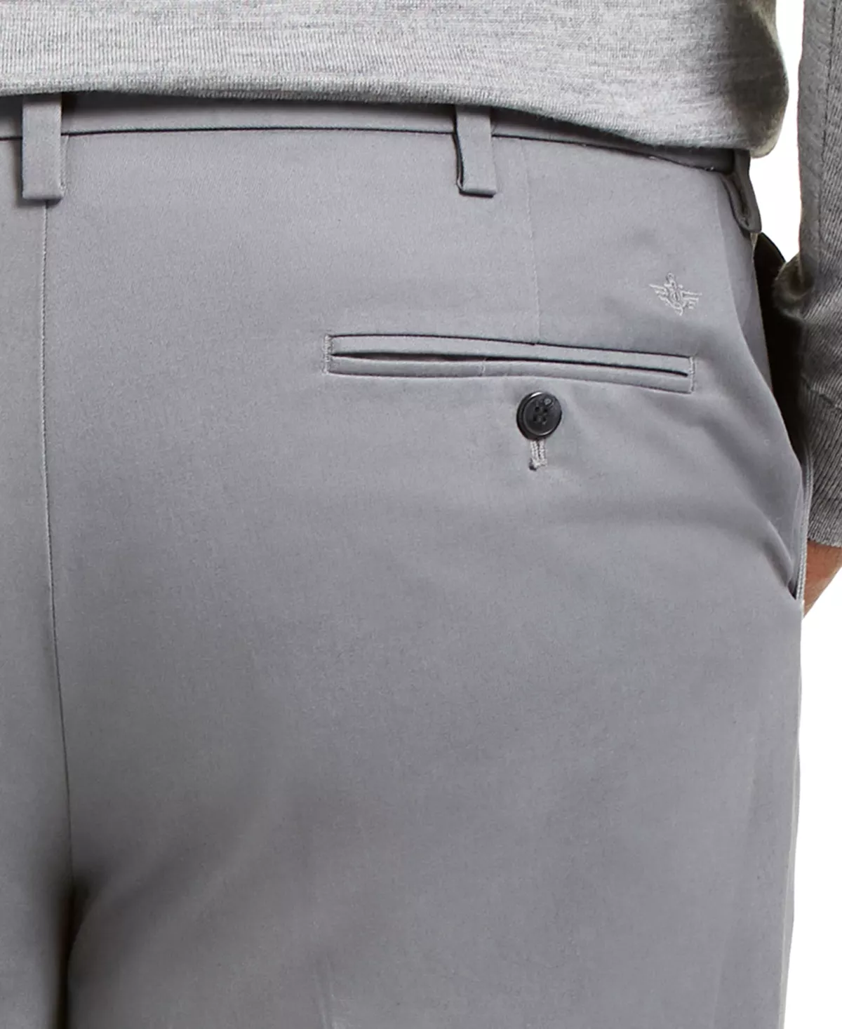 Dockers Men's Big & Tall Signature Lux Cotton Classic Fit Pleated Creased Stretch Khaki Pants 8 Dockers Men's Big & Tall Signature Lux Cotton Classic Fit Pleated Creased Stretch Khaki Pants - Image 6