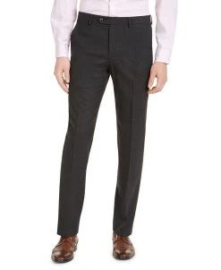 Alfani Men's Slim-Fit Stretch Solid Suit Pants, Created For Macy's