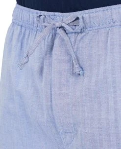 Nautica Men's Sleepwear, Blue Herringbone Short -Vince Camuto Sale 16494789 fpx