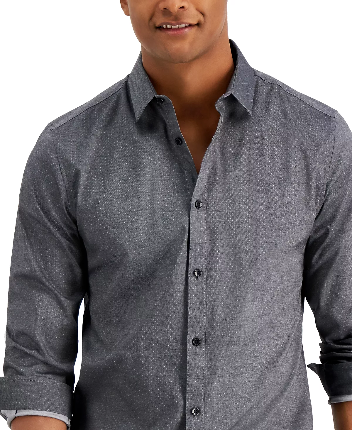 INC International Concepts Men's Ringo Pindot Shirt, Created For Macy's 6 INC International Concepts Men's Ringo Pindot Shirt, Created For Macy's - Image 4