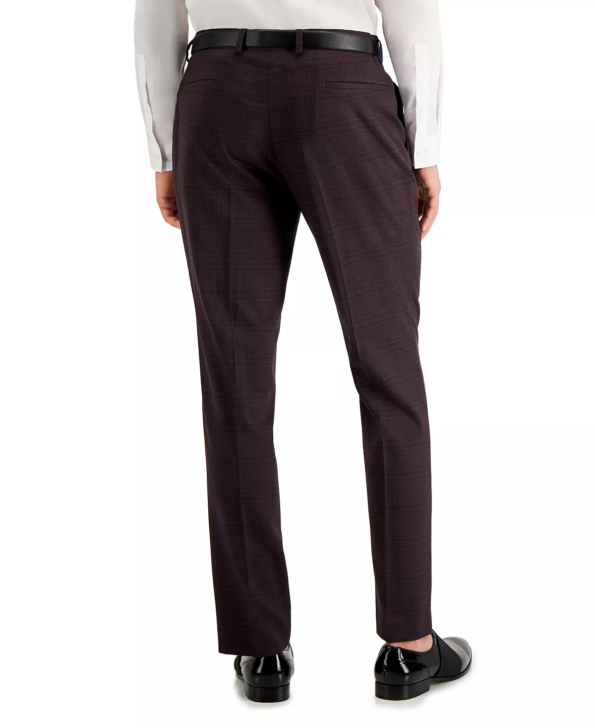 INC International Concepts Men's Slim-Fit Purple Plaid Suit Pants, Created For Macy's 8 INC International Concepts Men's Slim-Fit Purple Plaid Suit Pants, Created For Macy's - Image 6