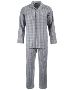 Club Room Men's Triple Window Check Pajama Set, Created For Macy's