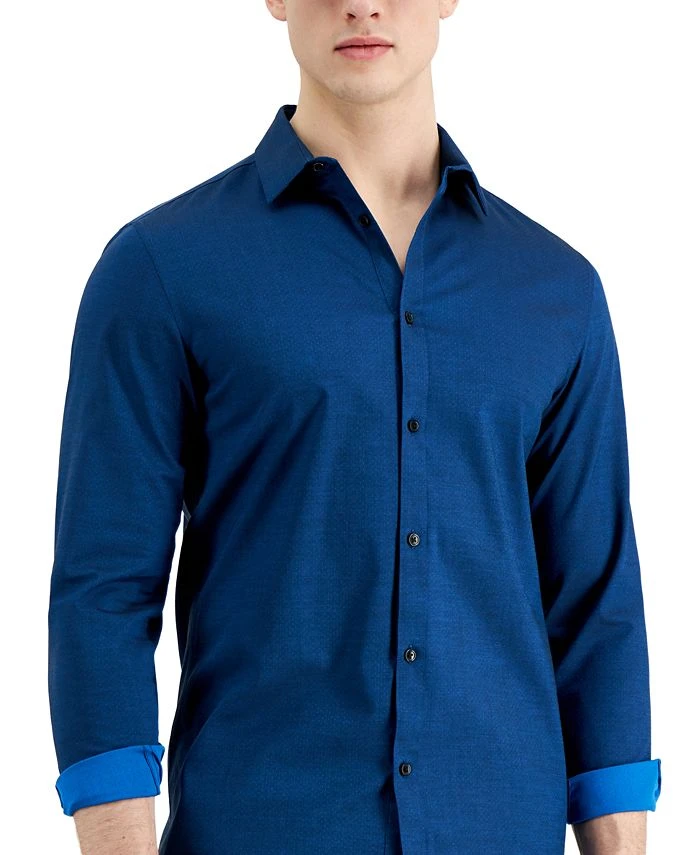 INC International Concepts Men's Ringo Pindot Shirt, Created For Macy's 3 INC International Concepts Men's Ringo Pindot Shirt, Created For Macy's