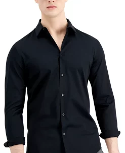 INC International Concepts Men's Slim Fit Dress Shirt, Created For Macy's -Vince Camuto Sale 18690731 fpx
