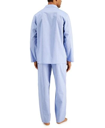 Club Room Men's 2-Pc. Solid Oxford Pajama Set, Created For Macy's 4 Club Room Men's 2-Pc. Solid Oxford Pajama Set, Created For Macy's - Image 2
