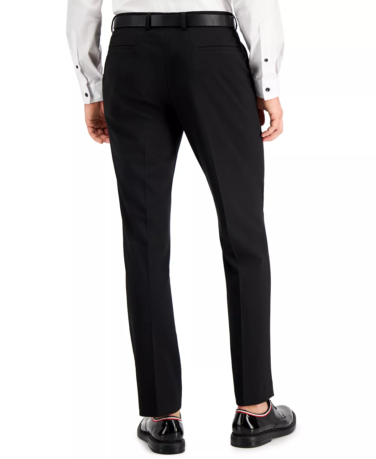 INC International Concepts Men's Slim-Fit Black Solid Suit Pants, Created For Macy's 5 INC International Concepts Men's Slim-Fit Black Solid Suit Pants, Created For Macy's - Image 3
