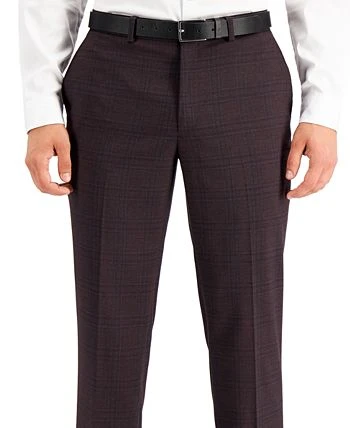 INC International Concepts Men's Slim-Fit Purple Plaid Suit Pants, Created For Macy's 4 INC International Concepts Men's Slim-Fit Purple Plaid Suit Pants, Created For Macy's - Image 2