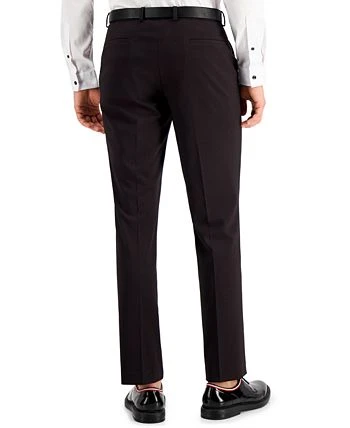 INC International Concepts Men's Slim-Fit Burgundy Solid Suit Pants, Created For Macy's 7 INC International Concepts Men's Slim-Fit Burgundy Solid Suit Pants, Created For Macy's - Image 5
