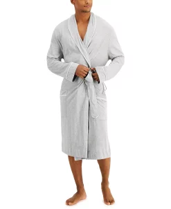 Club Room Men's Tipped Robe, Created For Macy's