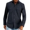 Alfani Men's Regular-Fit Solid Shirt, Created For Macy's