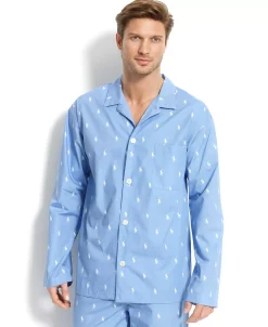 Polo Ralph Lauren Men's All Over Polo Player Pajama Shirt