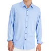 Alfani Men's Regular-Fit Supima Cotton Birdseye Shirt, Created For Macy's -Vince Camuto Sale 19411316 fpx
