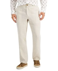 Club Room Men's Linen Pants, Created For Macy's