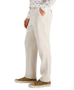 Club Room Men's Linen Pants, Created For Macy's -Vince Camuto Sale 19416950 fpx