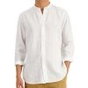 Club Room Men's Linen Shirt, Created For Macy's -Vince Camuto Sale 19416964 fpx