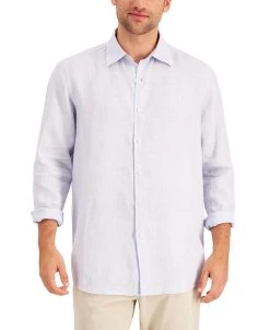 Club Room Men's Linen Shirt, Created For Macy's