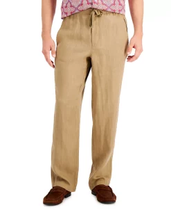 Club Room Men's Linen Pants, Created For Macy's 11 Club Room Men's Linen Pants, Created For Macy's -Vince Camuto Sale 19416976 fpx