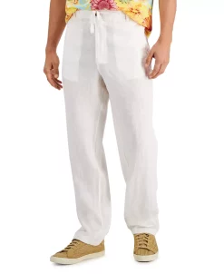 Club Room Men's Linen Pants, Created For Macy's 10 Club Room Men's Linen Pants, Created For Macy's -Vince Camuto Sale 19416978 fpx