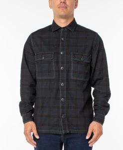 Sanctuary Men's Lightweight Cotton Flannel Shirt