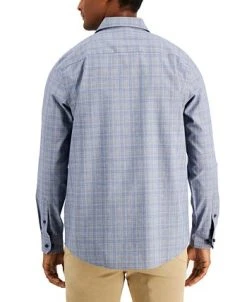 Club Room Men's Pioloa Plaid Shirt, Created For Macy's -Vince Camuto Sale 19918094 fpx