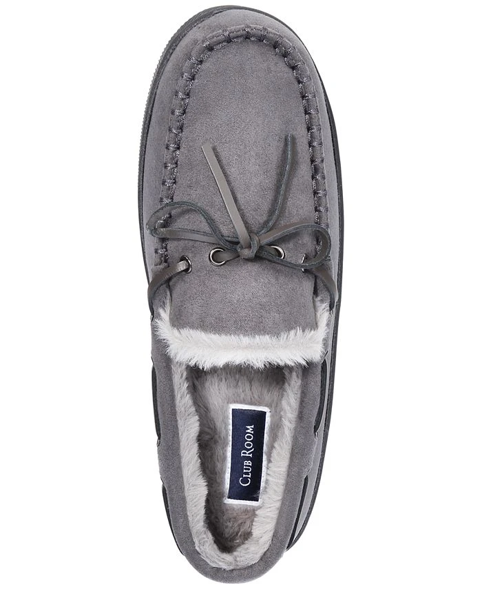 Club Room Men's Moccasin Slippers, Created For Macy's 6 Club Room Men's Moccasin Slippers, Created For Macy's - Image 4