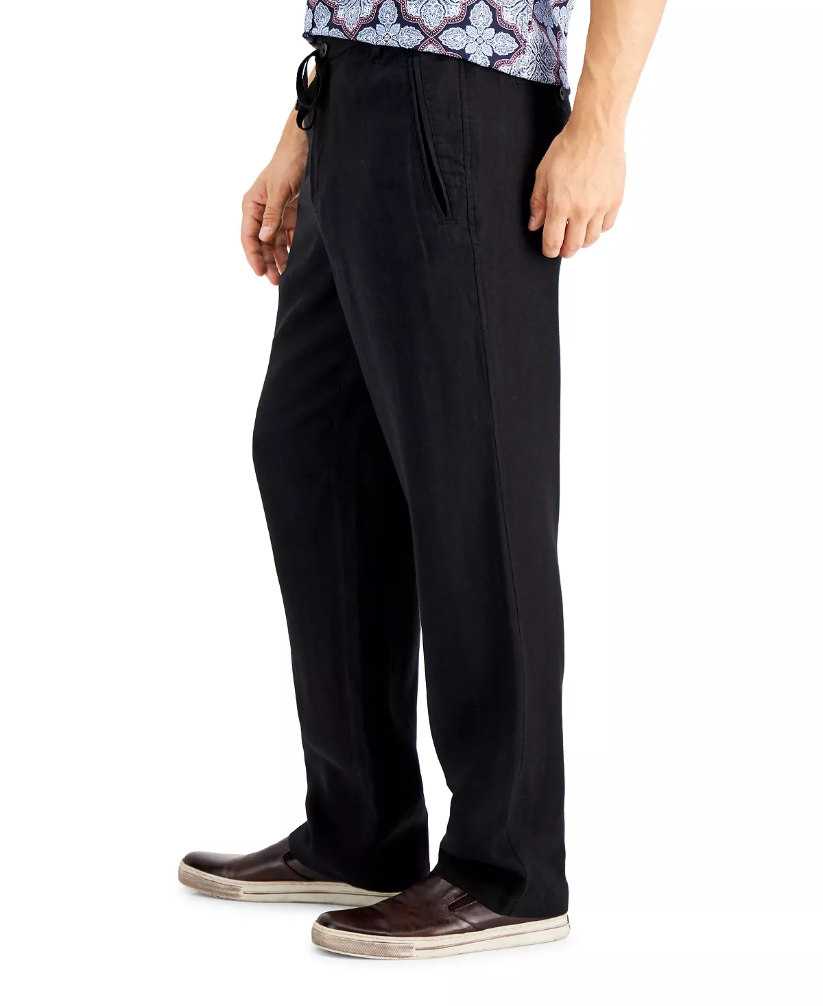 Club Room Men's Linen Pants, Created For Macy's 4 Club Room Men's Linen Pants, Created For Macy's - Image 2