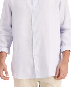 Club Room Men's Linen Shirt, Created For Macy's -Vince Camuto Sale 20129311 fpx