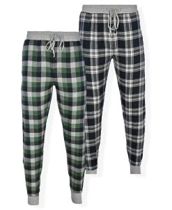 Hanes Men's Flannel Sleep Jogger Pants - 2pk.