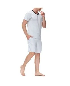INK+IVY Men's Moisture-Wicking Crewneck T-Shirt & Shorts Pajama Set -Vince Camuto Sale 20331198 fpx