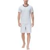 INK+IVY Men's Moisture-Wicking Crewneck T-Shirt & Shorts Pajama Set