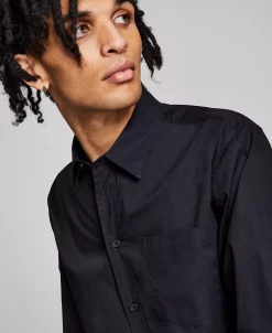 And Now This Men's Poplin Long-Sleeve Button-Up Shirt 11 And Now This Men's Poplin Long-Sleeve Button-Up Shirt -Vince Camuto Sale 20647086 fpx