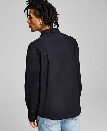 And Now This Men's Poplin Long-Sleeve Button-Up Shirt 4 And Now This Men's Poplin Long-Sleeve Button-Up Shirt - Image 2