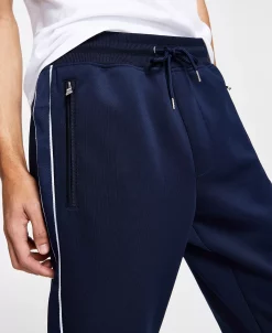 INC International Concepts Men's Neoprene Track Jogger Pants, Created For Macy's -Vince Camuto Sale 20653744 fpx