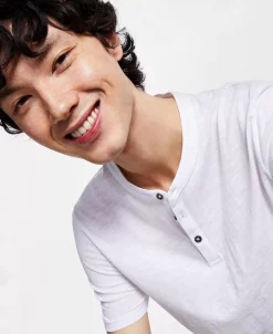 INC International Concepts Men's Henley Shirt, Created For Macy's -Vince Camuto Sale 20673087 fpx