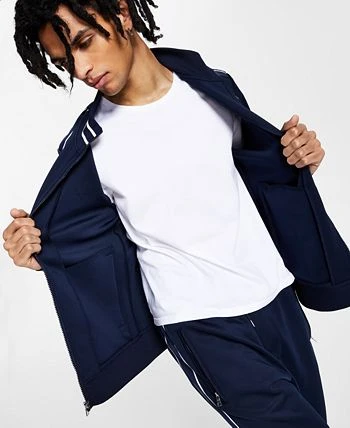 INC International Concepts Men's Neoprene Track Jogger Jacket, Created For Macy's 5 INC International Concepts Men's Neoprene Track Jogger Jacket, Created For Macy's - Image 3