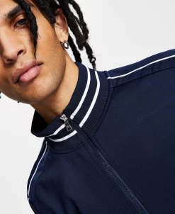 INC International Concepts Men's Neoprene Track Jogger Jacket, Created For Macy's 16 INC International Concepts Men's Neoprene Track Jogger Jacket, Created For Macy's -Vince Camuto Sale 20809434 fpx