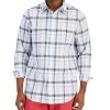 Club Room Men's Regular-Fit Plaid Poplin Shirt, Created For Macy's -Vince Camuto Sale 21104550 fpx