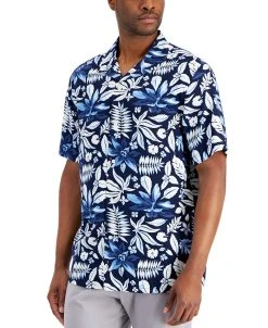 Club Room Men's Lagoon Breeze Shirt, Created For Macy's