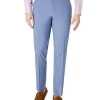 Bar III Men's Slim-Fit Blue Hairline Stripe Dress Pants, Created For Macy's