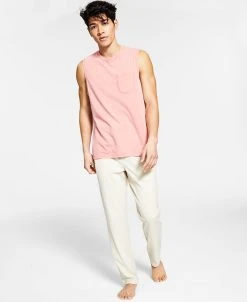 Sun + Stone Men's Sunwashed Knit Pajama Tank & Pant