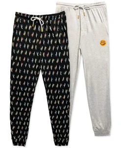 Joe Boxer Men's 2-Pk. Printed Joggers