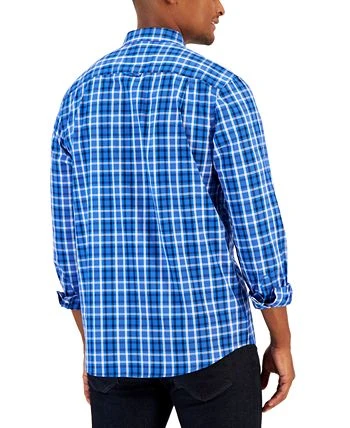 Club Room Men's Andy Classic-Fit Plaid Button-Down Poplin Shirt, Created For Macy's 4 Club Room Men's Andy Classic-Fit Plaid Button-Down Poplin Shirt, Created For Macy's - Image 2