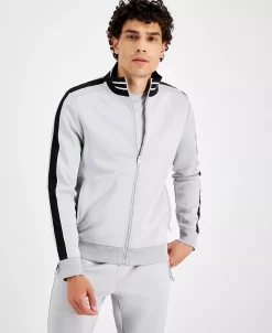 INC International Concepts Men's Neoprene Track Jogger Jacket, Created For Macy's 20 INC International Concepts Men's Neoprene Track Jogger Jacket, Created For Macy's -Vince Camuto Sale 21656068 fpx