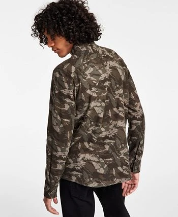Sun + Stone Men's Leo Regular-Fit Camouflage Flannel Shirt, Created For Macy's 4 Sun + Stone Men's Leo Regular-Fit Camouflage Flannel Shirt, Created For Macy's - Image 2